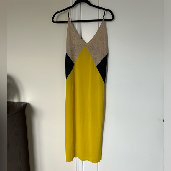 Zara Colorblock Summer Dress Size Small - Picture 4 of 6